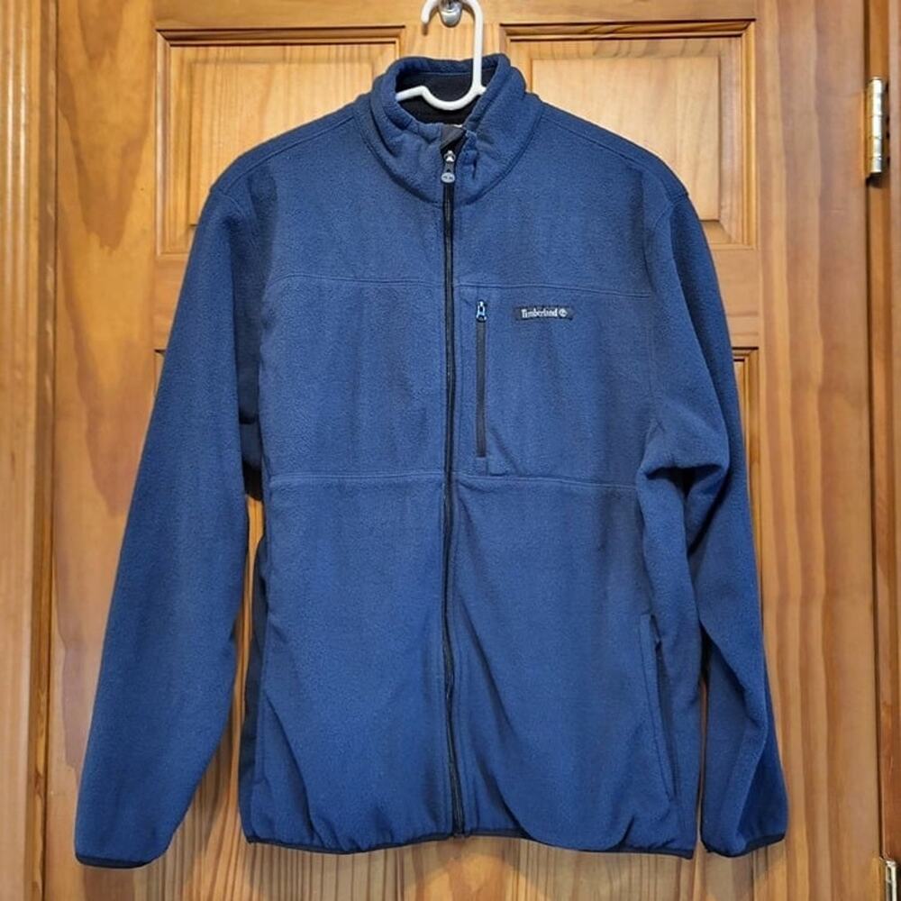 Timberland Mens Fleec Jacket navy blue  size med